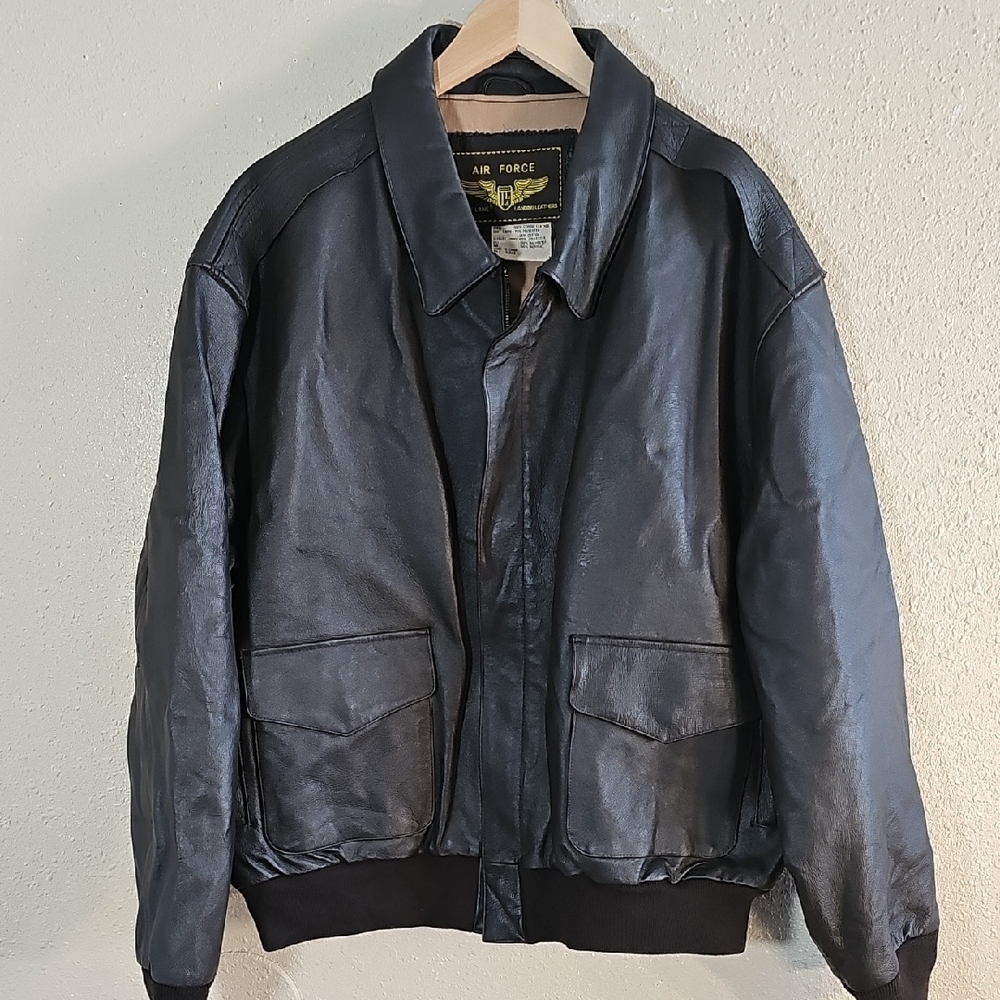 Landing Leathers Usa Air Force Bomber Leather Jacket.